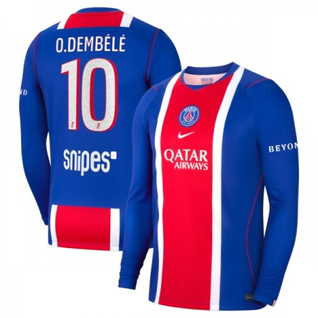 Camisola Paris Saint-Germain O. Dembele 10 Equipamento Principal 2026-27 Manga Comprida