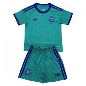 Camisola Argentina Guarda Redes Criança Equipamento Alternativa Mundial de 2026 Manga Curta