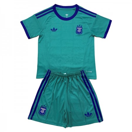 Camisola Argentina Guarda Redes Criança Equipamento Alternativa Mundial de 2026 Manga Curta