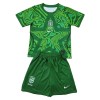 Camisola Brasil Guarda Redes Criança Equipamento Principal Mundial de 2026 Verde Manga Curta