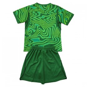 Camisola Brasil Guarda Redes Criança Equipamento Principal Mundial de 2026 Verde Manga Curta