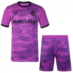 Camisola Feyenoord Rotterdam Guarda Redes Criança 2026-27 Roxo Manga Curta