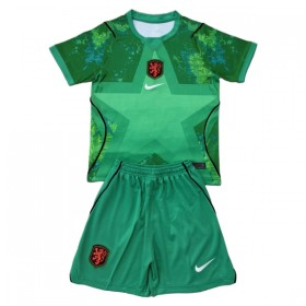 Camisola Holanda Guarda Redes Criança Equipamento Alternativa Mundial de 2026 Manga Curta