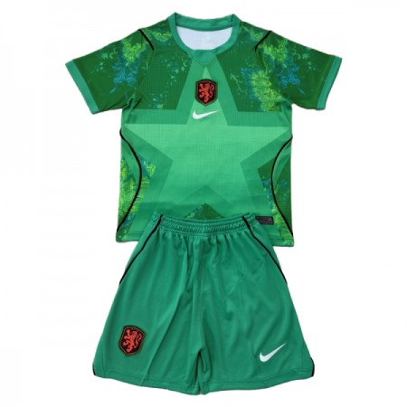 Camisola Holanda Guarda Redes Criança Equipamento Alternativa Mundial de 2026 Manga Curta