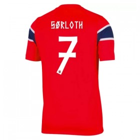 Camisola Noruega Sorloth 7 Equipamento Principal Mundial de 2026 Manga Curta