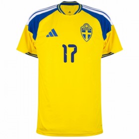 Camisola Suécia Gyokeres 17 Equipamento Principal Mundial de 2026 Manga Curta