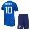 Camisola Croácia Modrić 10 Criança Equipamento Alternativa Mundial de 2026 Manga Curta