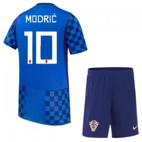 Camisola Croácia Modrić 10 Criança Equipamento Alternativa Mundial de 2026 Manga Curta
