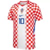 Camisola Croácia Modrić 10 Criança Equipamento Principal Mundial de 2026 Manga Curta