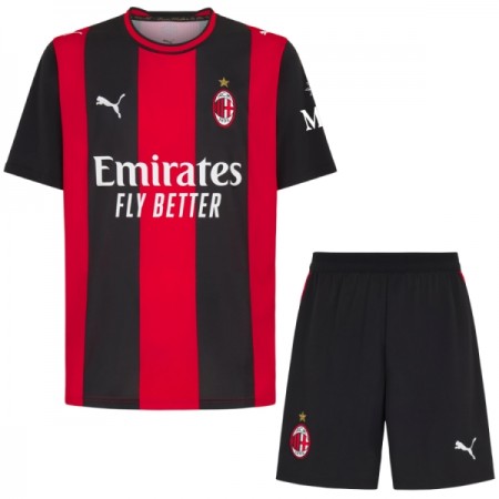 Camisola AC Milan Criança Equipamento Principal 2026-27 Manga Curta