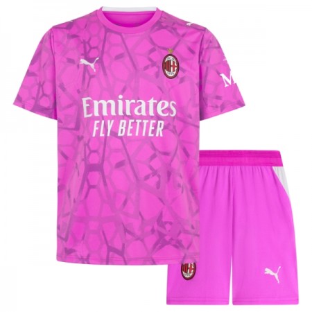 Camisola AC Milan Guarda Redes Criança Equipamento Alternativa 2026-27 Manga Curta