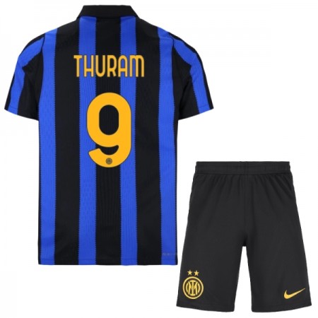 Camisola Inter de Milão Thuram 9 Criança Equipamento Principal 2026-27 Manga Curta