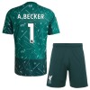 Camisola Liverpool A. Becker 1 Guarda Redes Criança Equipamento Principal 2026-27 Verde Manga Curta