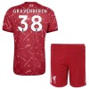 Camisola Liverpool Gravenberch 38 Criança Equipamento Principal 2026-27 Manga Curta