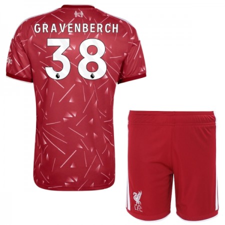 Camisola Liverpool Gravenberch 38 Criança Equipamento Principal 2026-27 Manga Curta