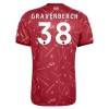 Camisola Liverpool Gravenberch 38 Equipamento Principal 2026-27 Manga Curta