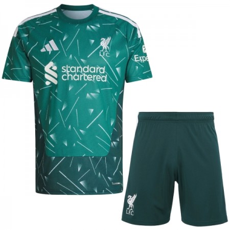 Camisola Liverpool Guarda Redes Criança Equipamento Principal 2026-27 Verde Manga Curta