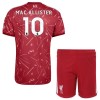Camisola Liverpool Mac Allister 10 Criança Equipamento Principal 2026-27 Manga Curta