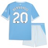Camisola Manchester City Bernardo 20 Criança Equipamento Principal 2026-27 Manga Curta