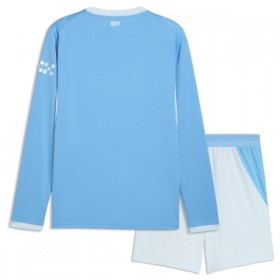 Camisola Manchester City Criança Equipamento Principal 2026-27 Manga Comprida