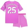 Camisola Manchester City Donnarumma 25 Guarda Redes Criança Equipamento Alternativa 2026-27 Rosa Manga Curta