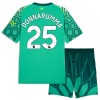 Camisola Manchester City Donnarumma 25 Guarda Redes Criança Equipamento Principal 2026-27 Verde Manga Curta
