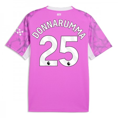 Camisola Manchester City Donnarumma 25 Guarda Redes Equipamento Alternativa 2026-27 Rosa Manga Curta