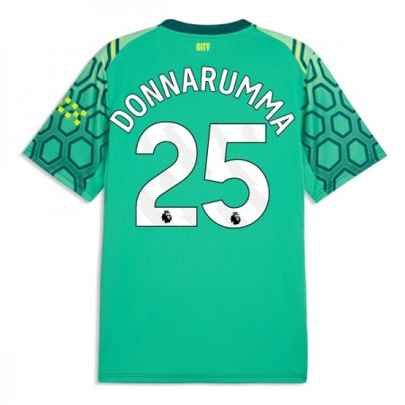 Camisola Manchester City Donnarumma 25 Guarda Redes Equipamento Principal 2026-27 Verde Manga Curta