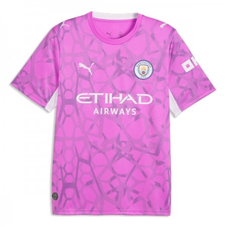 Camisola Manchester City Guarda Redes Equipamento Alternativa 2026-27 Rosa Manga Curta