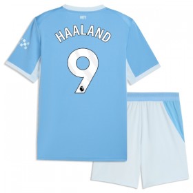Camisola Manchester City Haaland 9 Criança Equipamento Principal 2026-27 Manga Curta