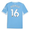 Camisola Manchester City Rodrigo 16 Equipamento Principal 2026-27 Manga Curta