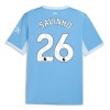 Camisola Manchester City Savinho 26 Equipamento Principal 2026-27 Manga Curta