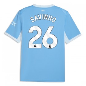 Camisola Manchester City Savinho 26 Equipamento Principal 2026-27 Manga Curta