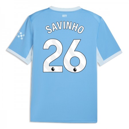 Camisola Manchester City Savinho 26 Equipamento Principal 2026-27 Manga Curta