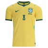 Camisola Brasil Bruno Guimaraes 8 Equipamento Principal Mundial de 2026 Manga Curta