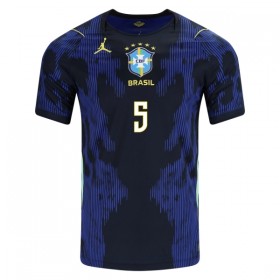 Camisola Brasil Casemiro 5 Equipamento Alternativa Mundial de 2026 Manga Curta