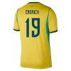 Camisola Brasil Endrick 19 Equipamento Principal Mundial de 2026 Manga Curta