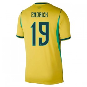 Camisola Brasil Endrick 19 Equipamento Principal Mundial de 2026 Manga Curta