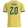 Camisola Brasil Estevao 20 Equipamento Principal Mundial de 2026 Manga Curta