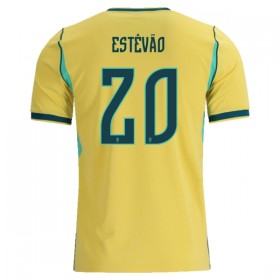 Camisola Brasil Estevao 20 Equipamento Principal Mundial de 2026 Manga Curta