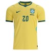 Camisola Brasil Estevao 20 Equipamento Principal Mundial de 2026 Manga Curta