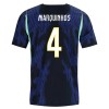Camisola Brasil Marquinhos 4 Equipamento Alternativa Mundial de 2026 Manga Curta