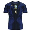 Camisola Brasil Marquinhos 4 Equipamento Alternativa Mundial de 2026 Manga Curta