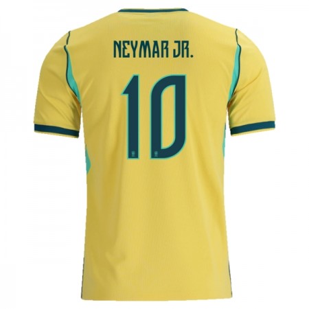 Camisola Brasil Neymar JR 10 Equipamento Principal Mundial de 2026 Manga Curta