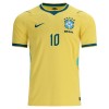 Camisola Brasil Neymar JR 10 Equipamento Principal Mundial de 2026 Manga Curta