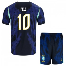 Camisola Brasil Pele 10 Criança Equipamento Alternativa Mundial de 2026 Manga Curta