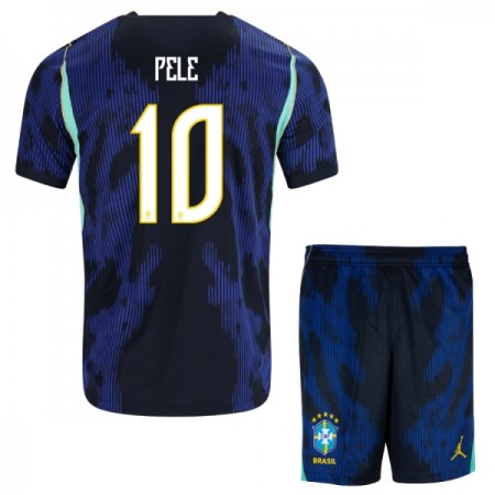Camisola Brasil Pele 10 Criança Equipamento Alternativa Mundial de 2026 Manga Curta