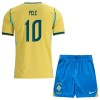 Camisola Brasil Pele 10 Criança Equipamento Principal Mundial de 2026 Manga Curta