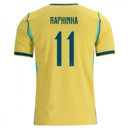 Camisola Brasil Raphinha 11 Equipamento Principal Mundial de 2026 Manga Curta