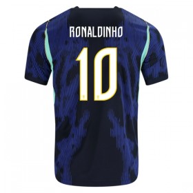 Camisola Brasil Ronaldinho 10 Equipamento Alternativa Mundial de 2026 Manga Curta